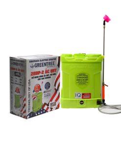 Máy phun thuốc trừ sâu, côn trùng điện GREENTREE 20DP- ắc quy Xanh Bình ắc quy 12V12Ah