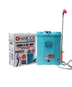Máy phun thuốc trừ sâu, côn trùng điện HANKOOK 20DP- ắc quy Xanh Bình ắc quy 12V12Ah