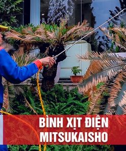 Máy phun thuốc trừ sâu, côn trùng điện Mitsukaisho 20D Vàng Bình ắc qui 12V8Ah